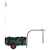 Fishing Trolley with Bag Black Steel