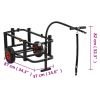 Fishing Trolley Black Steel