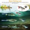 4Pcs 10cm/20g Bass Fishing Lure 6 Segment Multi Jointed Lifelike Fish Lures Sinking Wobbler