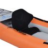 Inflatable Kayak Set with Paddle &amp; Air Pump; Portable Recreational Touring Kayak Foldable Fishing Touring Kayaks; 1 Person