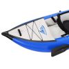 Inflatable Kayak Set with Paddle &amp; Air Pump; Portable Recreational Touring Kayak Foldable Fishing Touring Kayaks; Tandem 2 Person Kayak