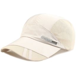 Breathable Sun Protection Baseball Cap for Men's Outdoor Fishing - Spring/Summer (Color: Khaki)