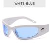 2022 New Moon Rectangular Sunglasses for Women Man Vintage Outdoor Cycling Sports Hip Hop Punk Sun Glasses UV400 Trend Female