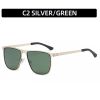 Fashion Polarized Square Sunglasses Women Glasses Retro Sunglass Men Luxury Designer Eyewear UV400 Sun Glass Greem Brown Shades