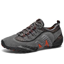 Slip On Upstream Shoes Men Quick Dry Aqua Shoes Breathable Hiking Wading Sneakers Beach Surfing Swimming Water Barefoot Shoes (Color: Gray)