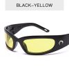 2022 New Moon Rectangular Sunglasses for Women Man Vintage Outdoor Cycling Sports Hip Hop Punk Sun Glasses UV400 Trend Female