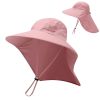 Fishing Sun Hat UV Protection Neck Cover Sun Protect Cap Wide Brim Neck Flap Fishing Cap For Travel Camping Hiking Boating