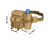 Tactical Waist Bag Denim Waistbag With Water Bottle Holder For Outdoor Traveling Camping Hunting Cycling